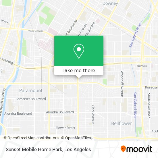 Mapa de Sunset Mobile Home Park