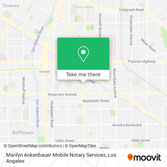 Marilyn Ankenbauer Mobile Notary Services map