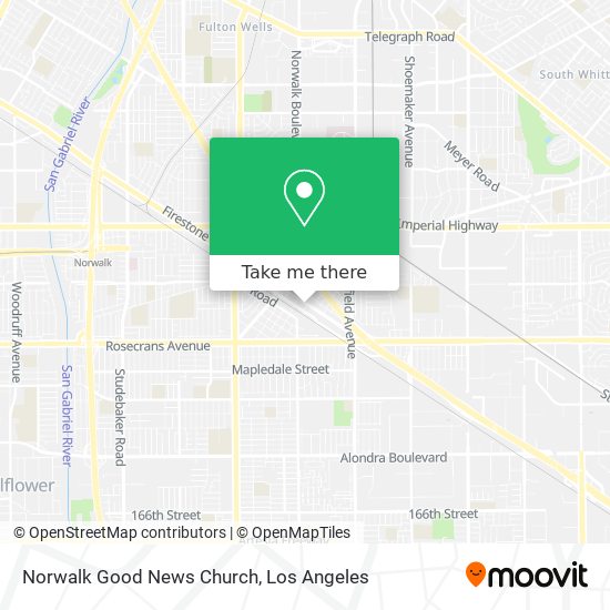 Norwalk Good News Church map