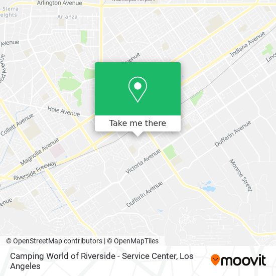 Camping World of Riverside - Service Center map