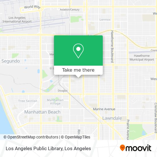 Los Angeles Public Library map