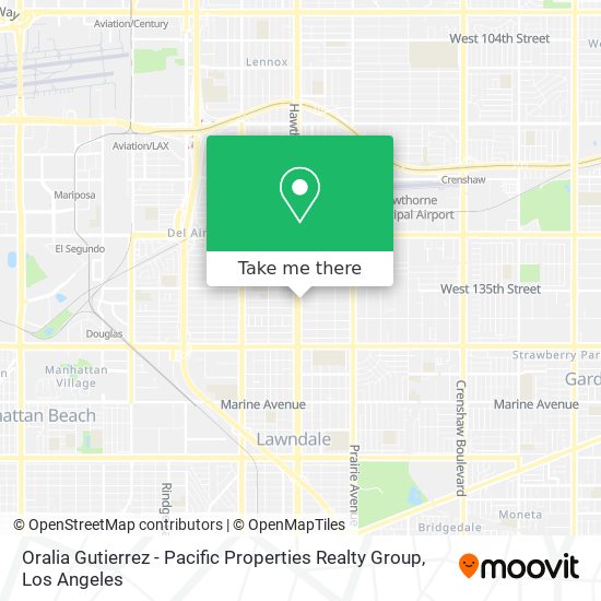 Oralia Gutierrez - Pacific Properties Realty Group map