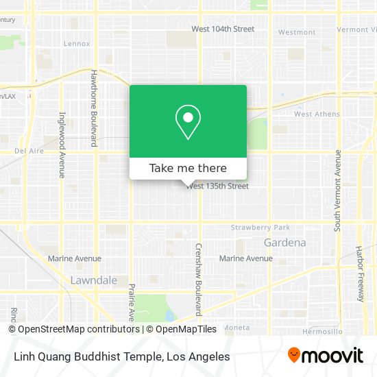 Mapa de Linh Quang Buddhist Temple