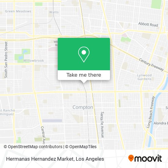 Mapa de Hermanas Hernandez Market