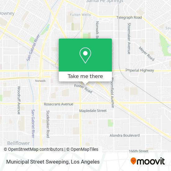 Municipal Street Sweeping map