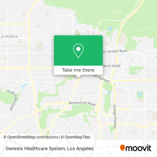 Genesis Healthcare System map