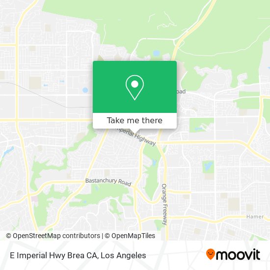 Mapa de E Imperial Hwy Brea CA