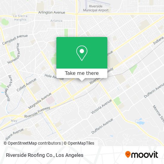 Riverside Roofing Co. map