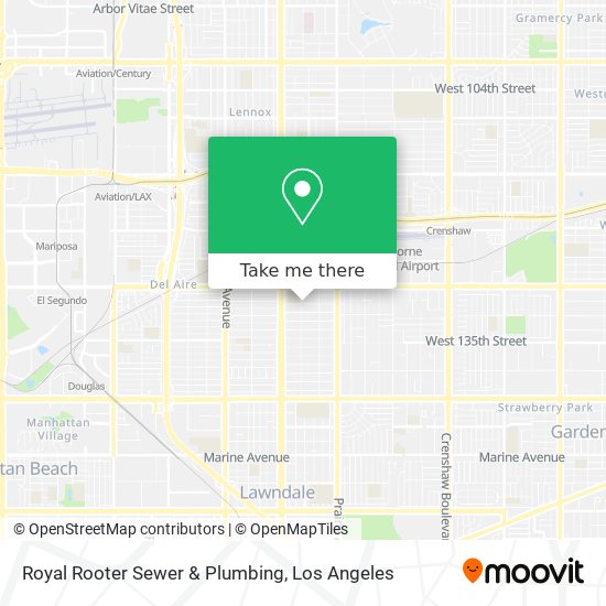 Royal Rooter Sewer & Plumbing map