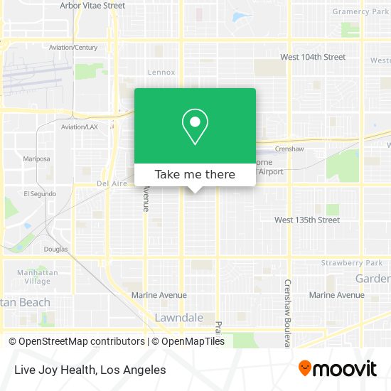 Live Joy Health map