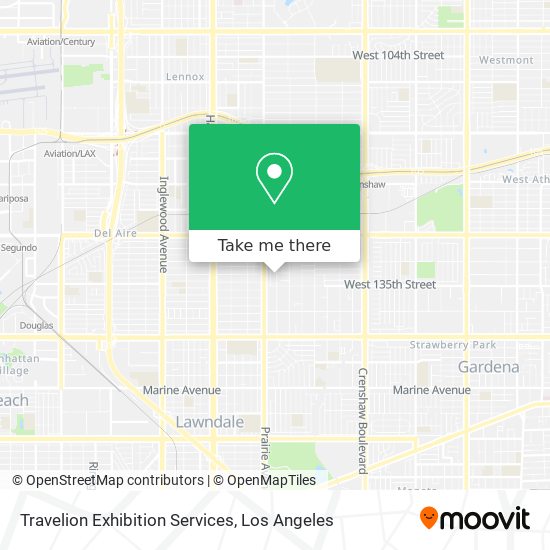 Mapa de Travelion Exhibition Services