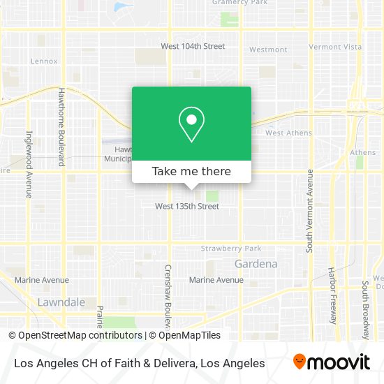 Mapa de Los Angeles CH of Faith & Delivera