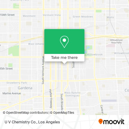 Mapa de U V Chemistry Co.