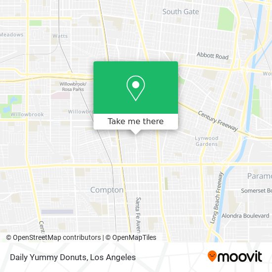 Daily Yummy Donuts map