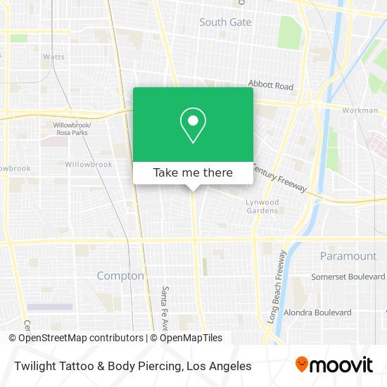 Mapa de Twilight Tattoo & Body Piercing