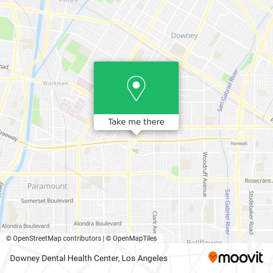 Downey Dental Health Center map