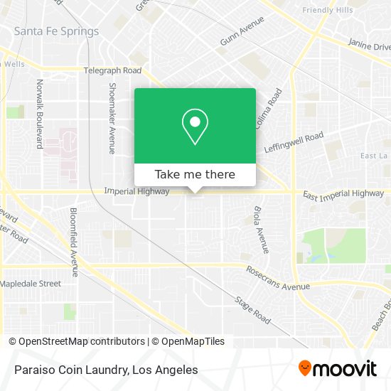 Paraiso Coin Laundry map