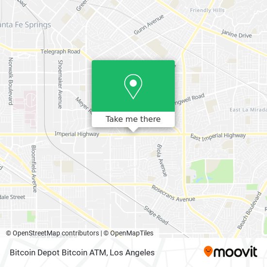 Mapa de Bitcoin Depot Bitcoin ATM