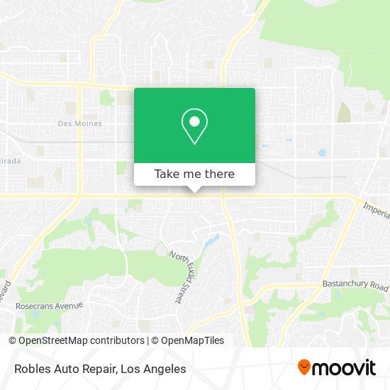 Robles Auto Repair map