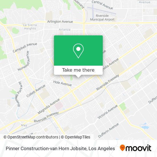 Pinner Construction-van Horn Jobsite map