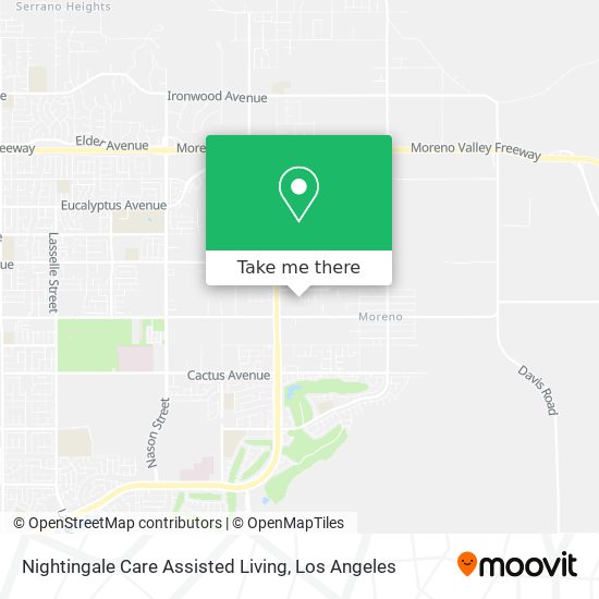 Nightingale Care Assisted Living map