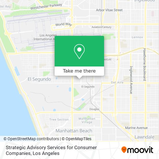 Mapa de Strategic Advisory Services for Consumer Companies