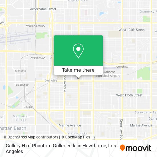 Gallery H of Phantom Galleries la in Hawthorne map