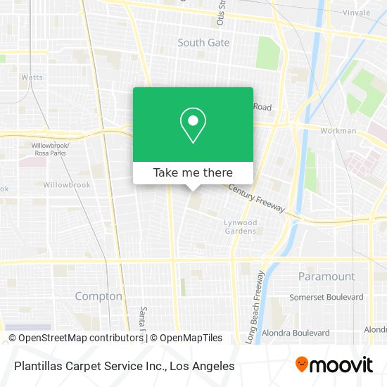 Mapa de Plantillas Carpet Service Inc.