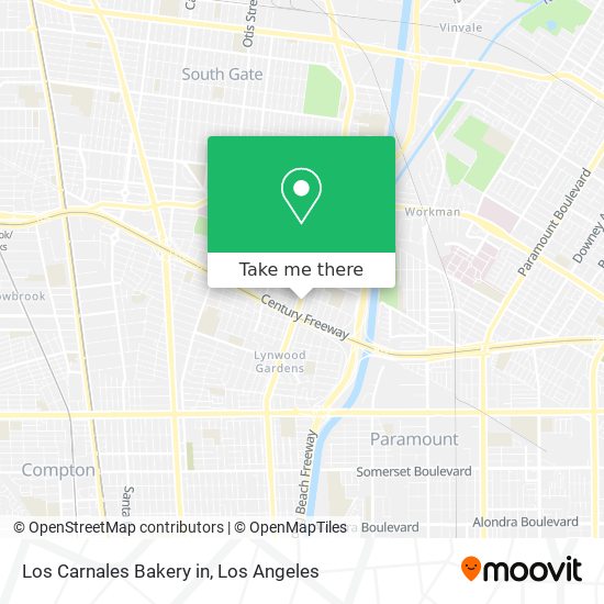 Los Carnales Bakery in map