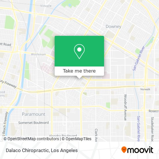 Dalaco Chiropractic map