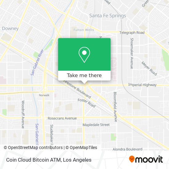 Coin Cloud Bitcoin ATM map