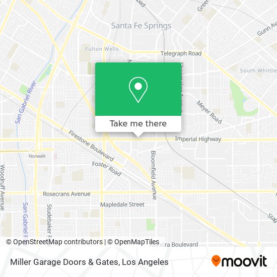 Mapa de Miller Garage Doors & Gates