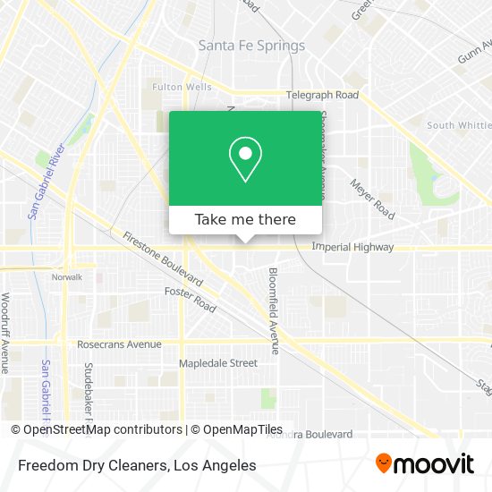 Mapa de Freedom Dry Cleaners