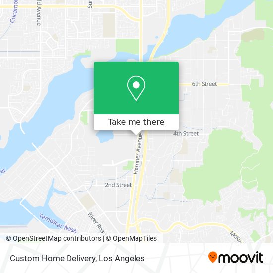 Custom Home Delivery map