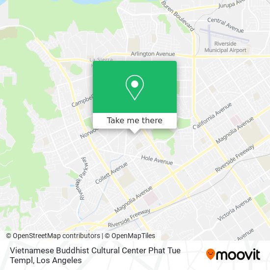 Vietnamese Buddhist Cultural Center Phat Tue Templ map
