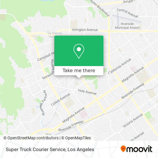 Mapa de Super Truck Courier Service