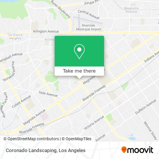 Coronado Landscaping map