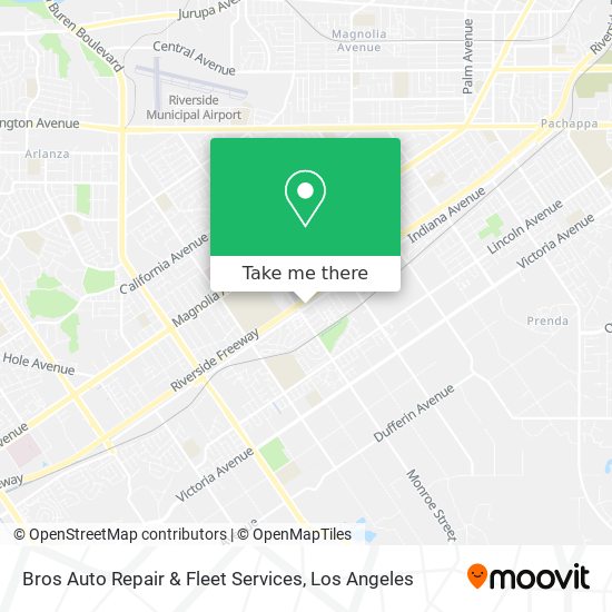 Mapa de Bros Auto Repair & Fleet Services