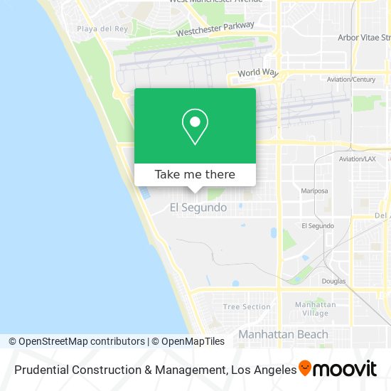Prudential Construction & Management map