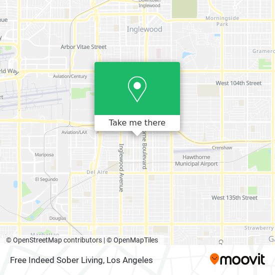 Free Indeed Sober Living map