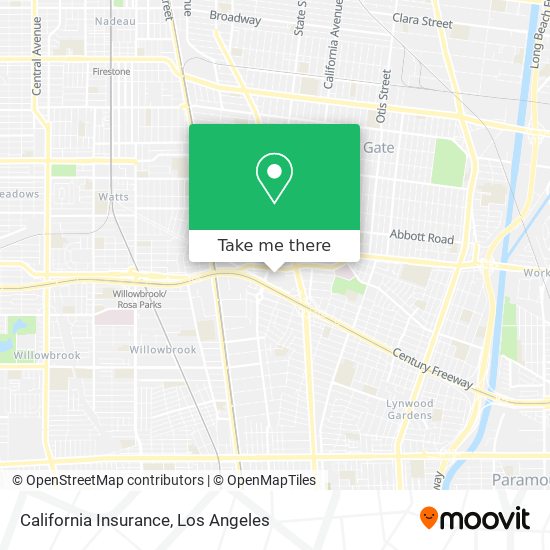 California Insurance map