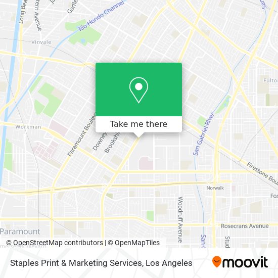 Staples Print & Marketing Services map