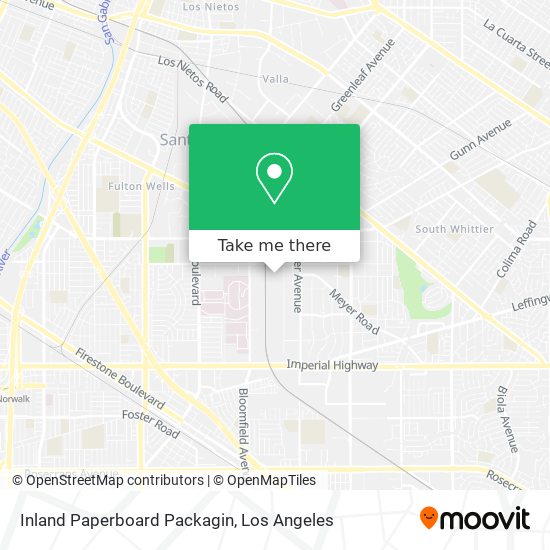 Mapa de Inland Paperboard Packagin