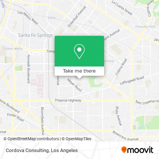 Cordova Consulting map