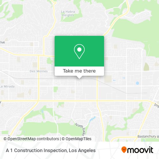 A 1 Construction Inspection map