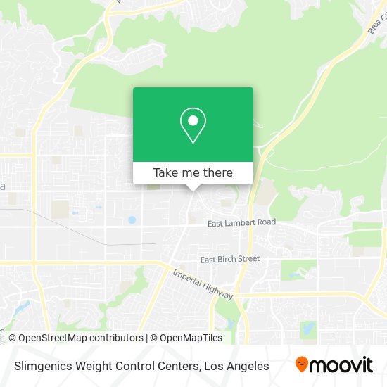 Mapa de Slimgenics Weight Control Centers