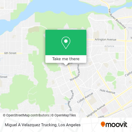 Mapa de Miguel A Velazquez Trucking