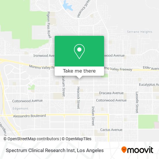 Mapa de Spectrum Clinical Research Inst