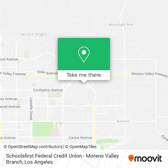 Schoolsfirst Federal Credit Union - Moreno Valley Branch map