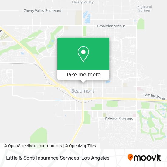 Little & Sons Insurance Services map